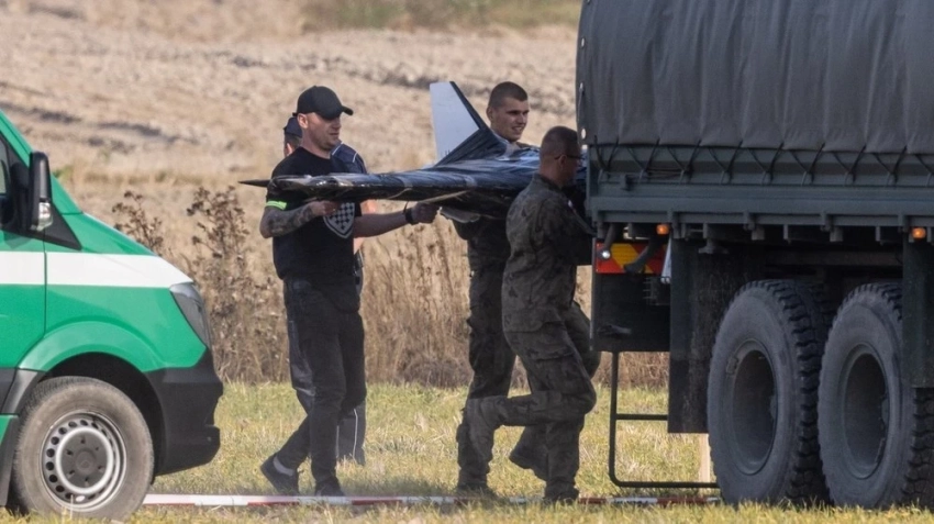 В Польше упал военный беспилотник