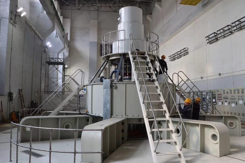 Уч-Курганская ГЭС: Реконструкция гидроагрегата №3 выполнена на 98 процентов