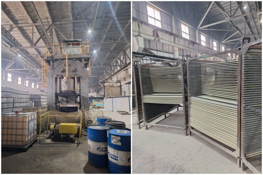 Минстрой проверил завод по производству стройматериалов в Кантe