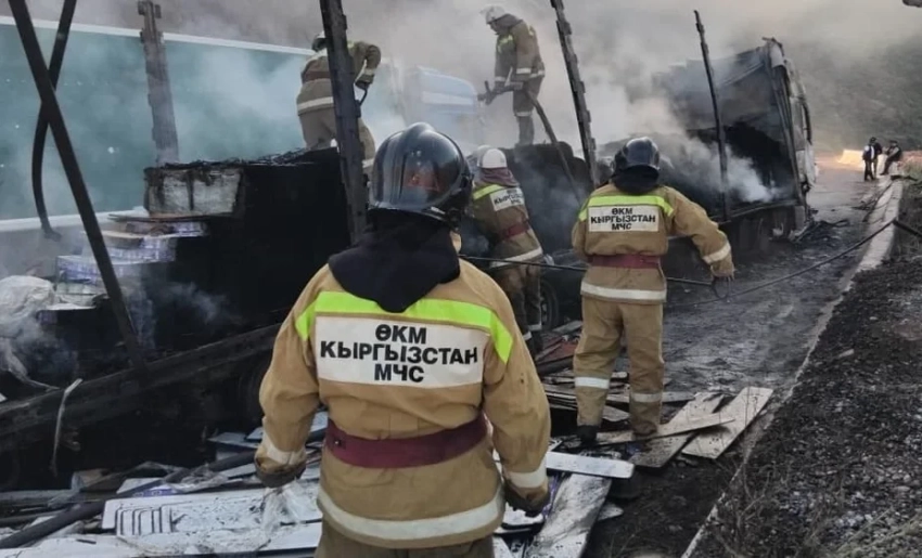 За прошедшие сутки в Кыргызстане произошло 18 пожаров