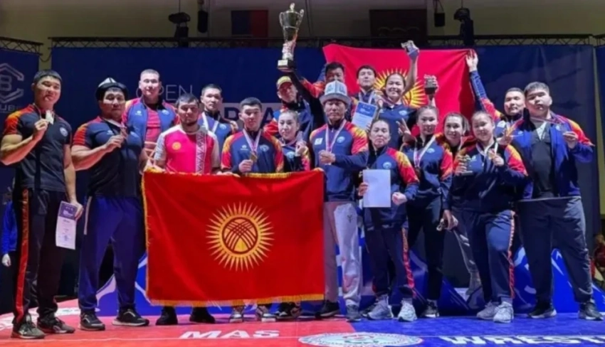 Кыргызстан стал чемпионом Европы по перетягиванию палки