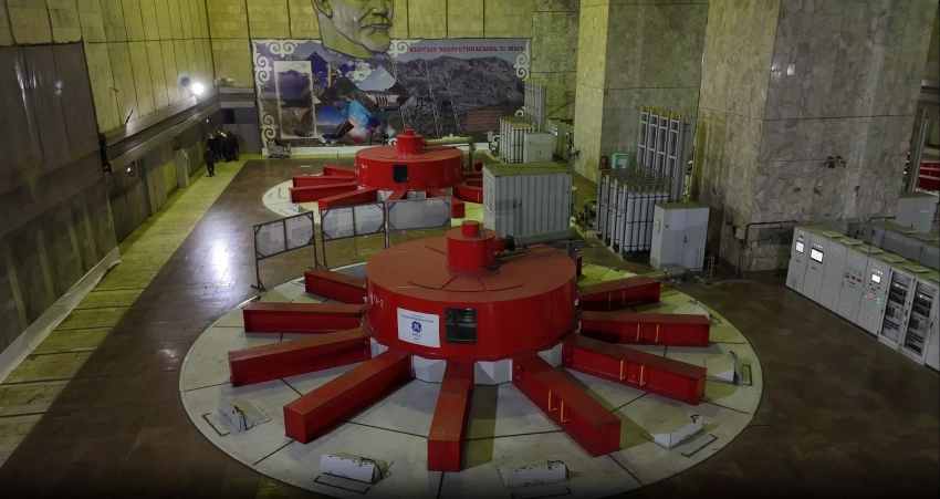 Реконструкция четвёртого гидроагрегата Токтогульской ГЭС полностью завершена