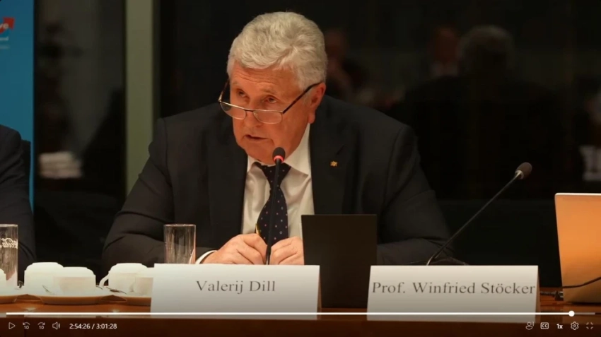 Экс-вице-премьер КР Диль В. И. выступил в бундестаге ФРГ с речью о сотрудничестве