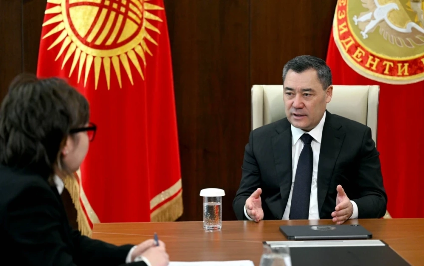 Садыр Жапаров и Джамиля Джаманбаева обсудили деятельность института омбудсмена КР