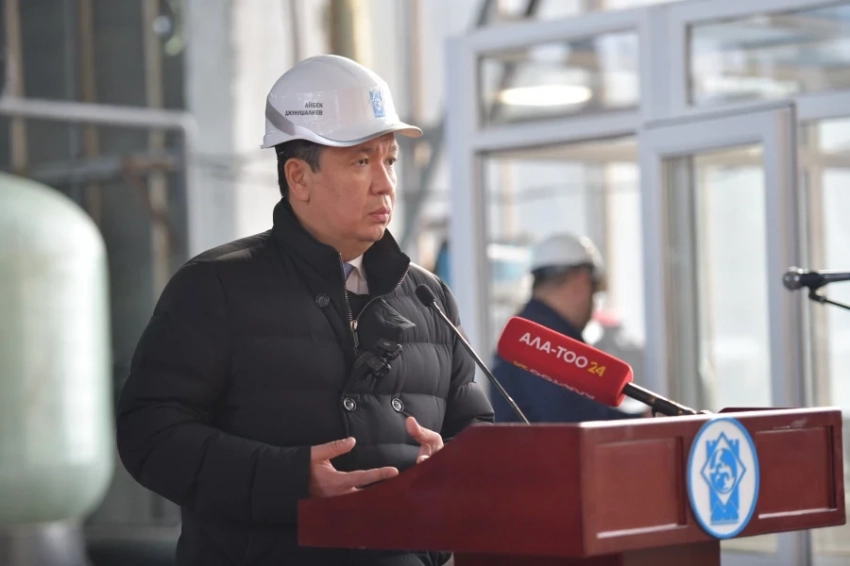 В столице открыли обновленную котельную «Бишкексельмаш»