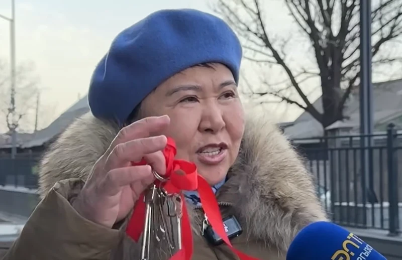 Residents of the capital received much-awaited apartments from the GIK today