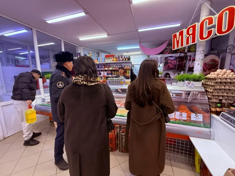 In Bishkek, prices for meat are being checked in markets and shopping centers.