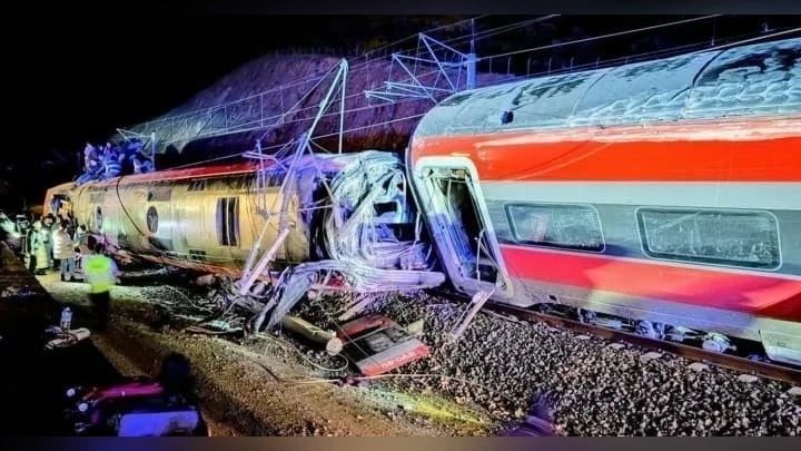 In Spain, 21 people died after a collision between two trains