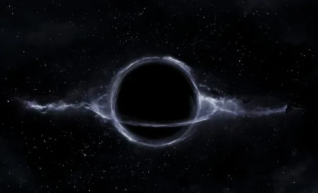 An eruption occurred from the black hole after 100 million years
