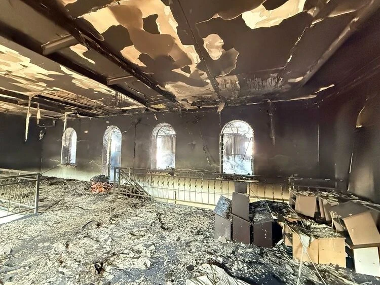 Fire Extinguished at Mosque in Bishkek