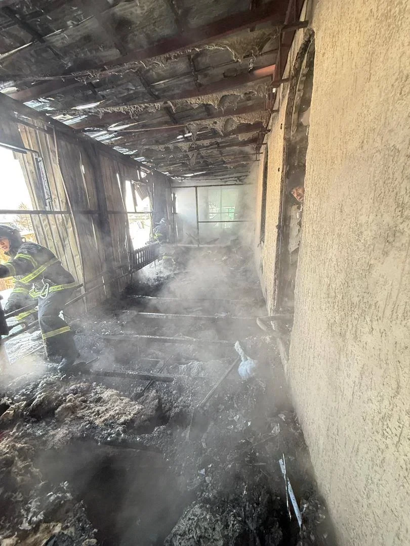 A Mosque Burned Down in Bishkek