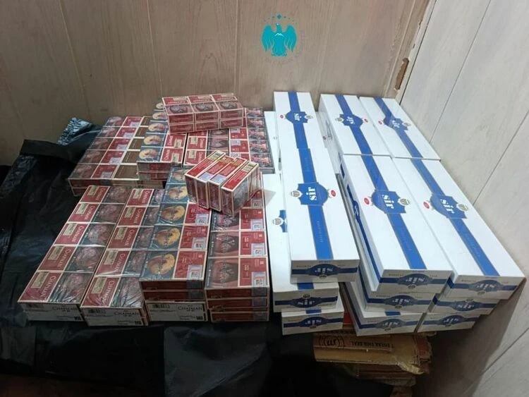 Контрабандные сигареты на 721 тысячу сомов изъяли в Манасе