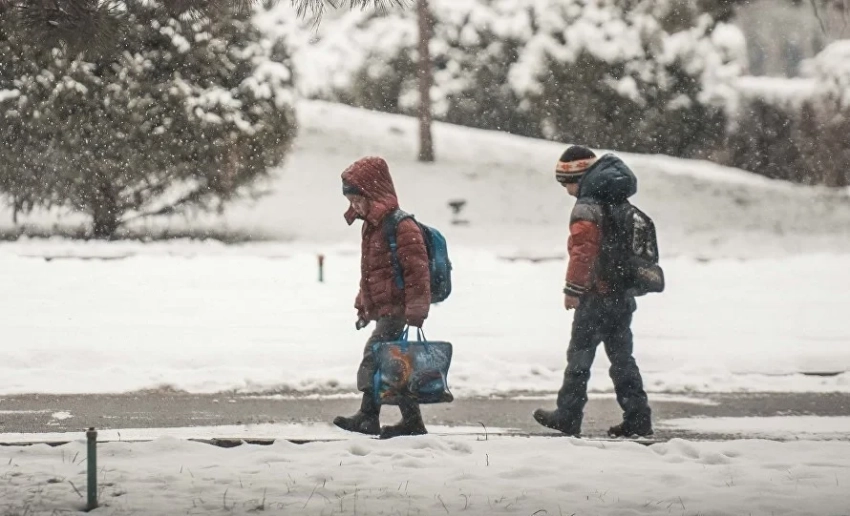 Due to severe frosts, schools in the Ak-Talinsky district have switched to remote learning