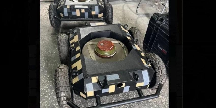 Кыргызстанда биринчи отандык жердеги камикадзе роботун сынап көрүштү