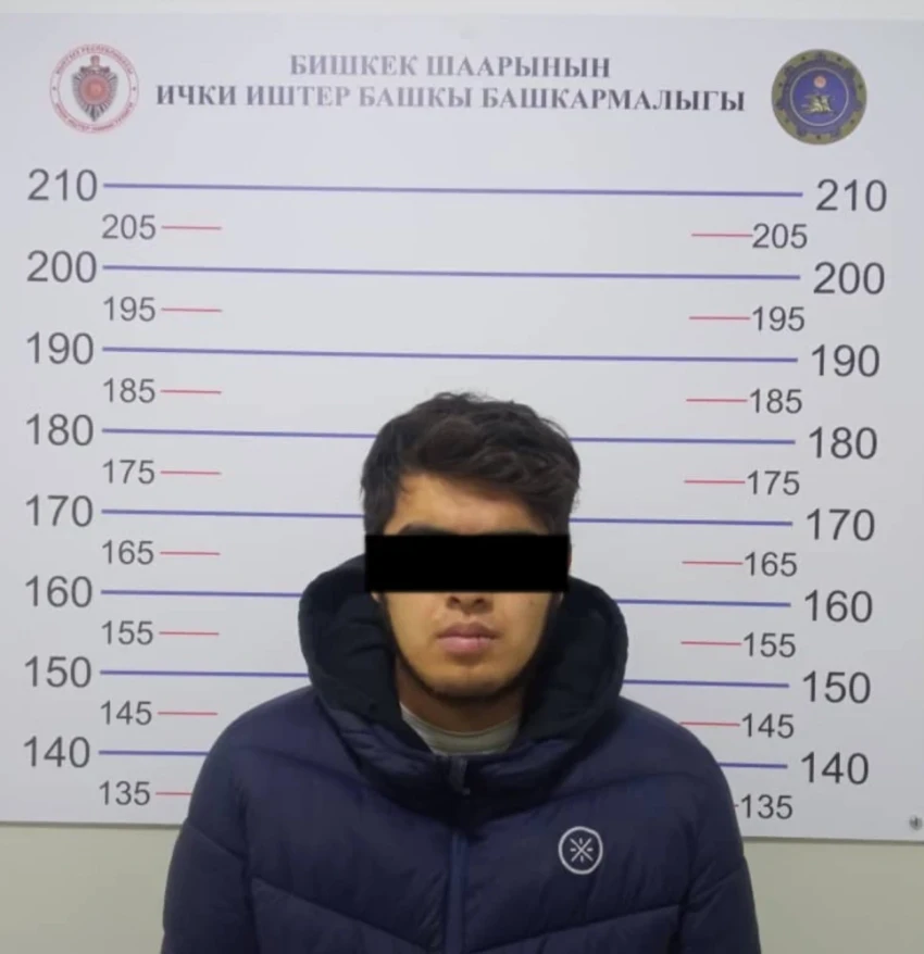 In Bishkek, a suspect in the theft of groceries from a hypermarket was detained