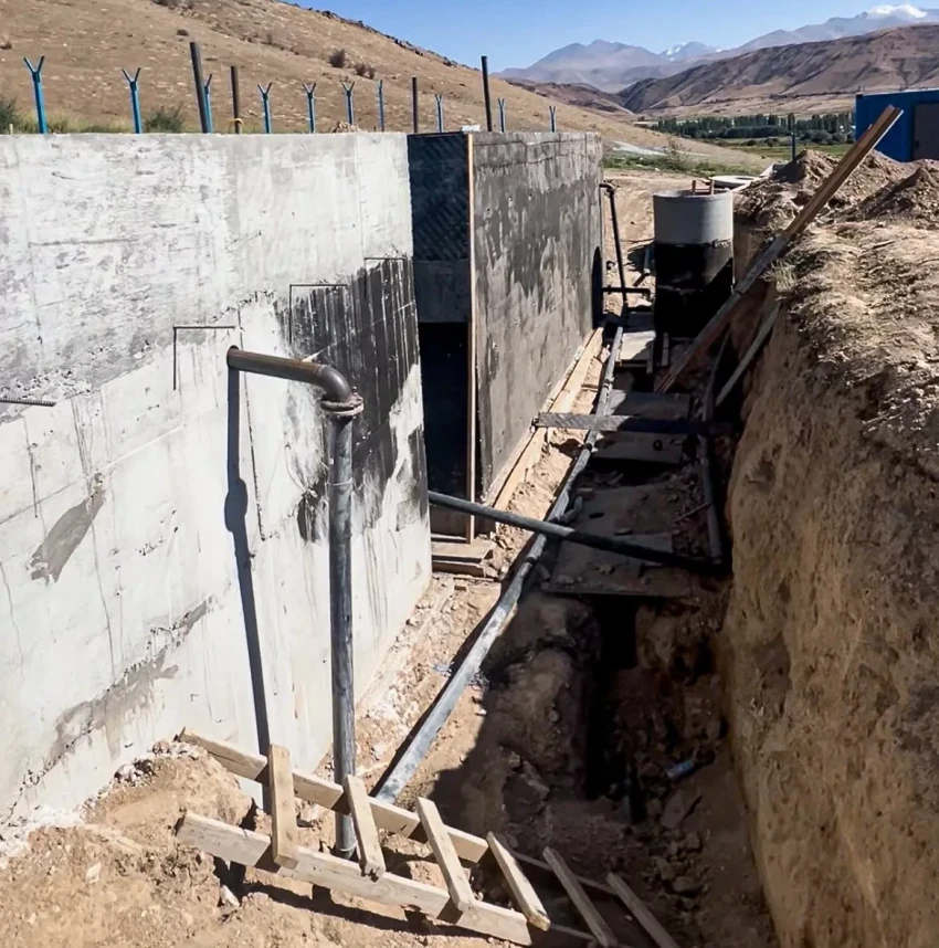 In the Talas Region, a company was fined for violations during the construction of a drinking water supply system.