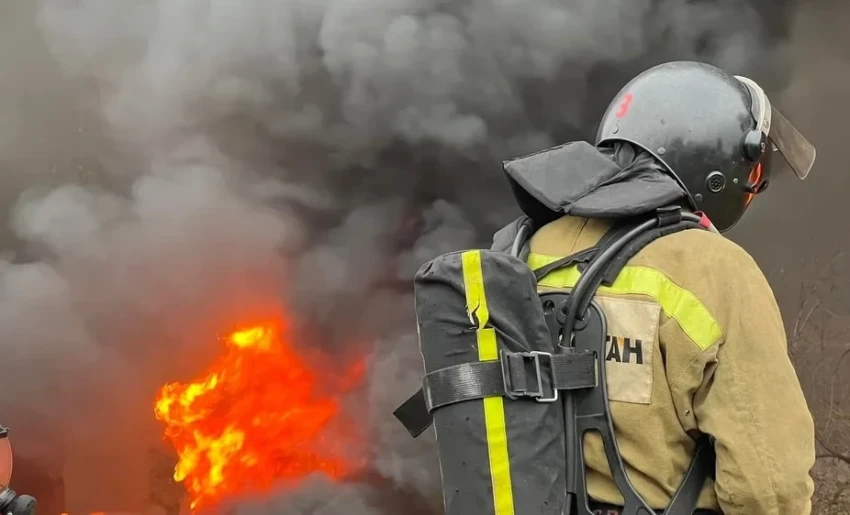 Man dies in fire at reservoir in Kara-Kul