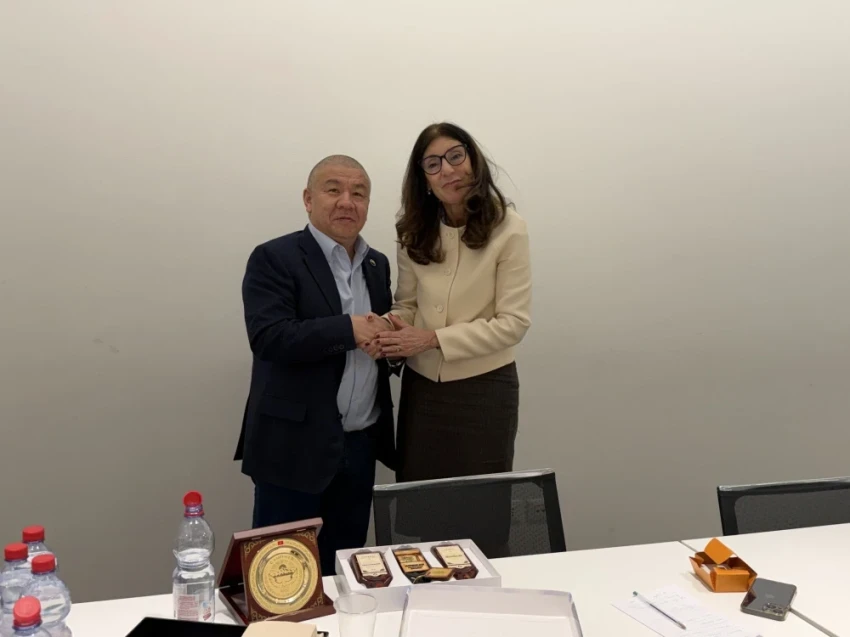 Head of the State Tax Service Alambet Shykmamatov discussed cooperation with Italian jewelry brands