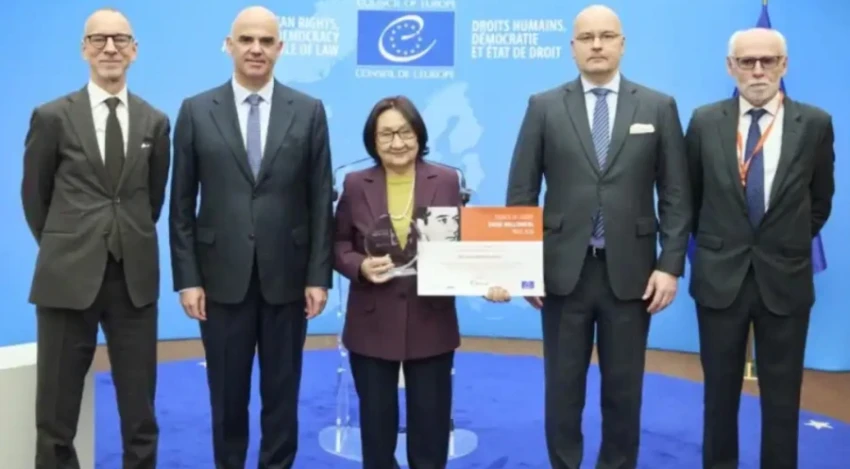 Human Rights Defender Aziza Abdirasulova Received the Raoul Wallenberg Prize from the Council of Europe
