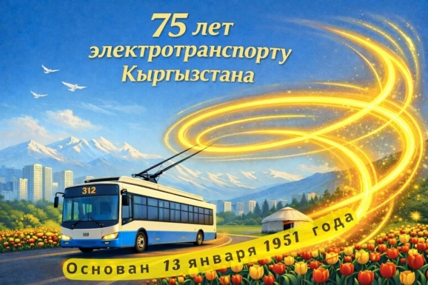 In Bishkek, despite a series of setbacks, the 75th anniversary of the trolleybus was celebrated