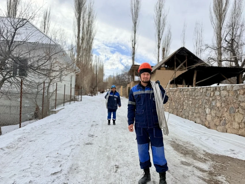 Energy workers of the Batken region have switched to an intensified work mode due to the drop in temperature.