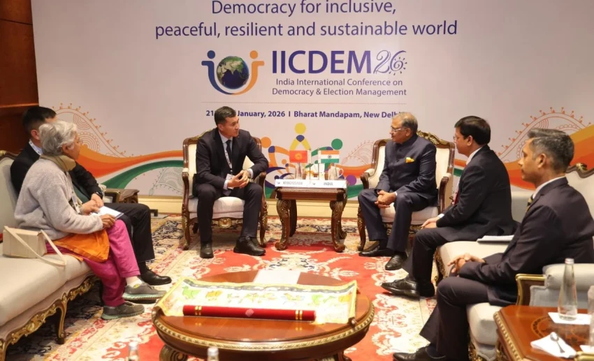 Members of the Central Election Commission participated in an international conference in India