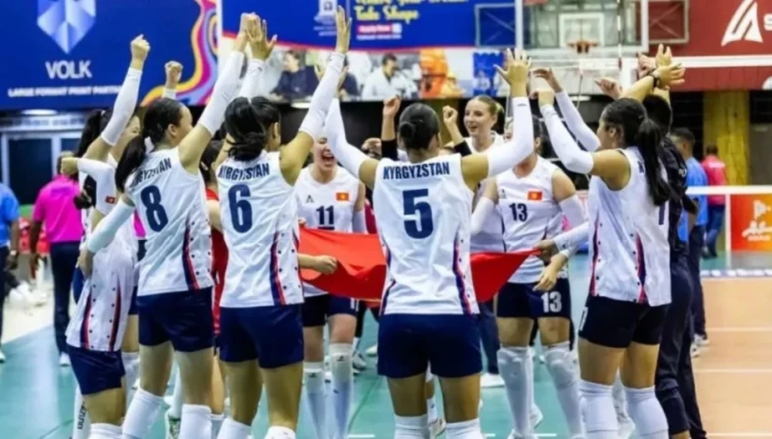 The women's national volleyball team of Kyrgyzstan will play in the Asian Nations Cup for the first time.