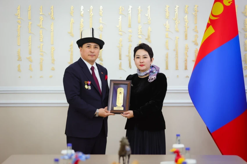 The Ministry of Foreign Affairs of Mongolia thanked the Ambassador of the Kyrgyz Republic for his contribution to the development of bilateral relations