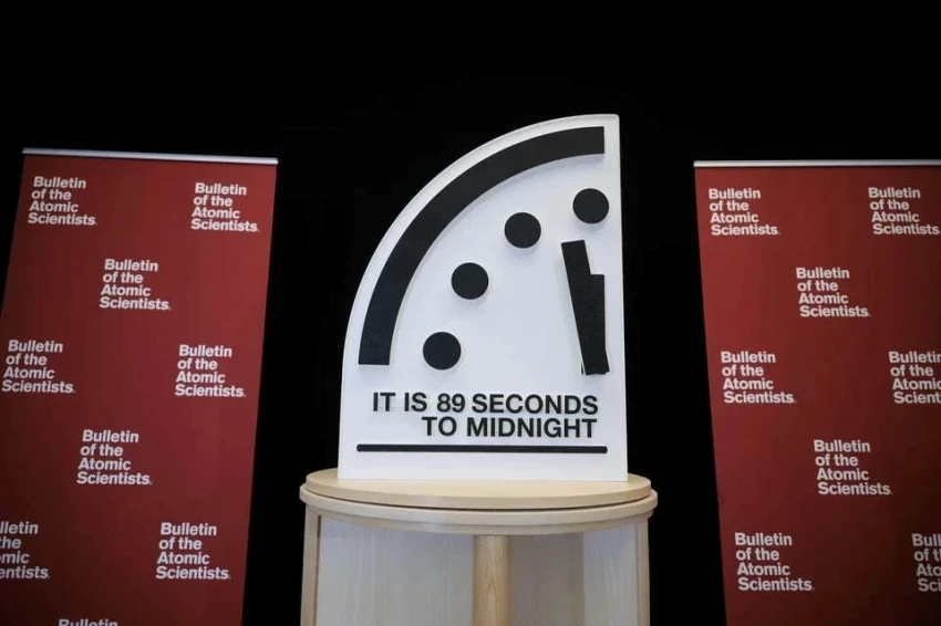 The Doomsday Clock now shows a record close time to global catastrophe
