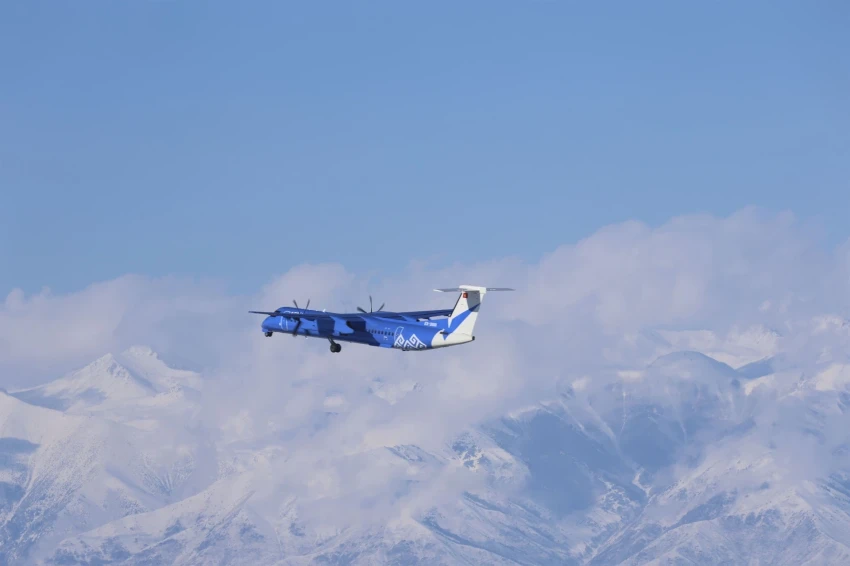 Subsidized flights from Bishkek to Razak are operated six times a week