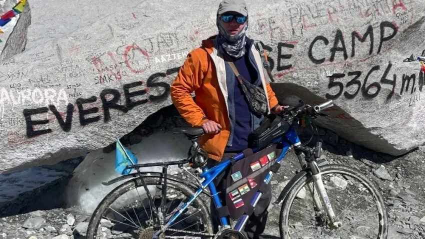 From Almaty to Everest: A Kazakhstani Biked to the Highest Mountain