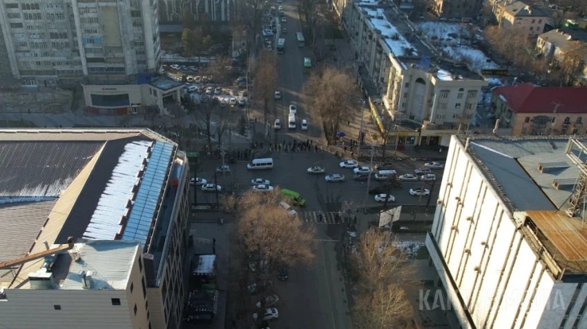 In Bishkek, they want to create another "Broadway." Now on Kyivskaya Street (photos and videos)