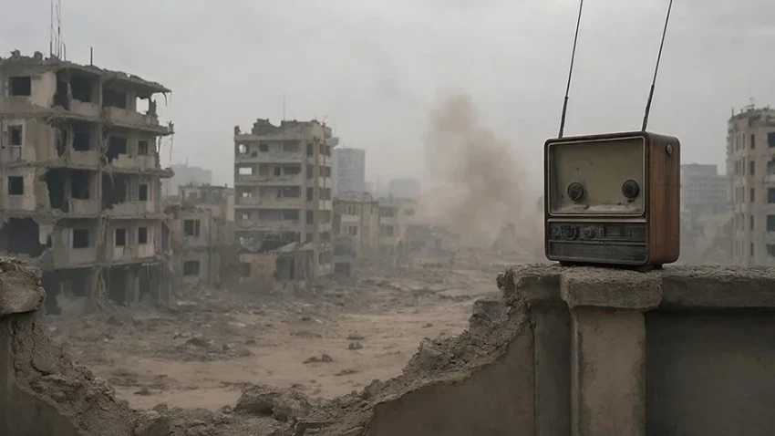 "Radio Station of the Day of Judgment" transmitted three words in ten minutes