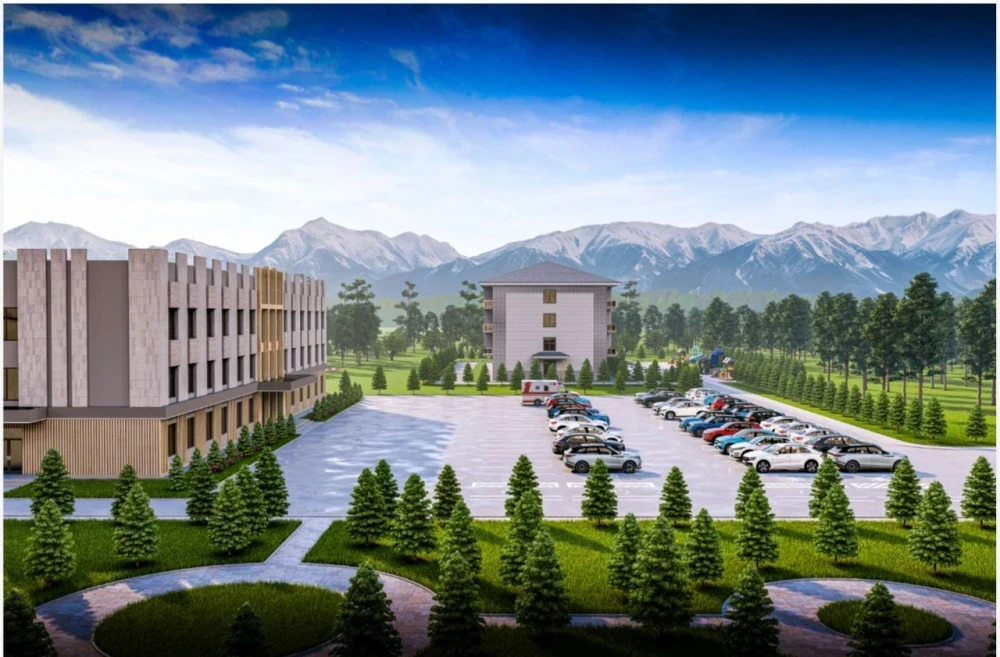 A rehabilitation town will be built in the village of Archaly (sketches)