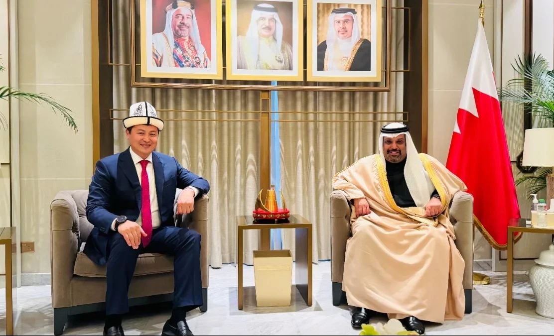 The launch of direct flights between Bishkek and Manama was discussed in Bahrain