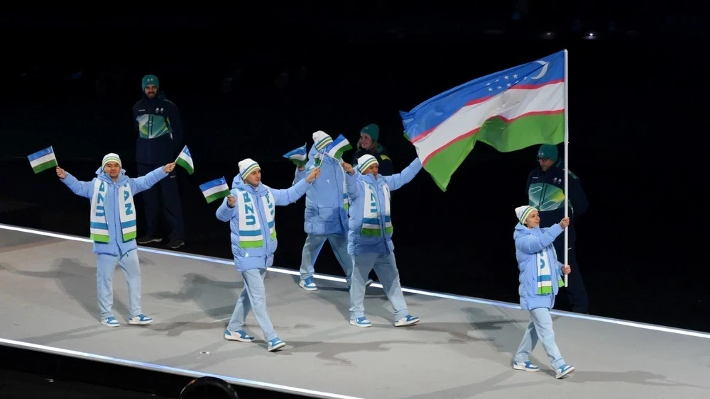 The delegation of Uzbekistan participated in the opening ceremony of the Olympics in Milan. Photo