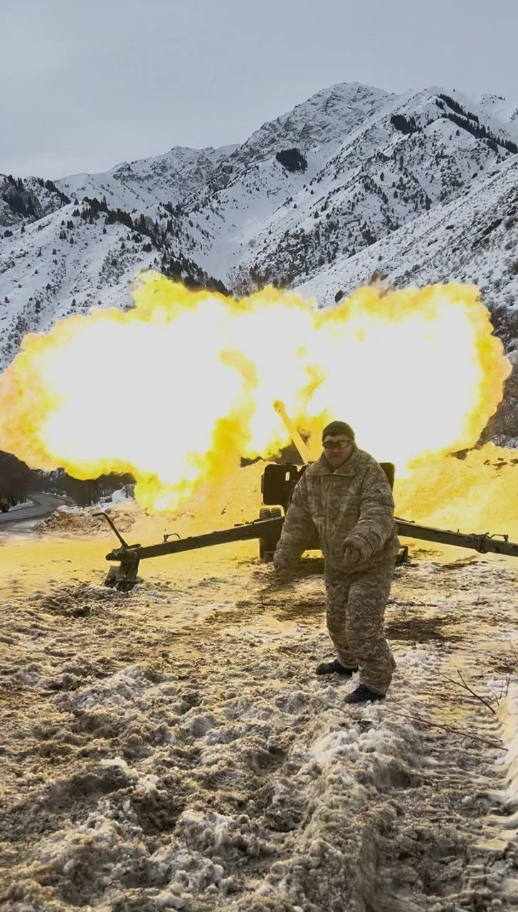 Guns Against Avalanches: 130,000 Cubic Meters Released on the Bishkek - Osh Route