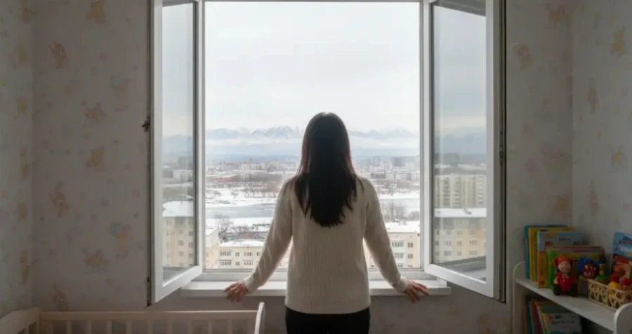 Mother threw two children out of the fifth-floor window in Taraz