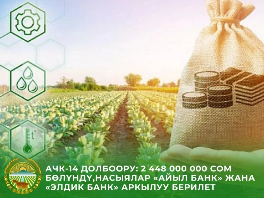 Farmers will be granted preferential loans at an annual interest rate of 6% under the FSH-14 project