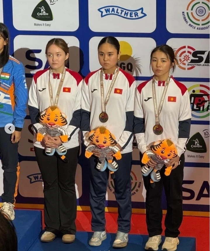 Kyrgyzstan won two more bronze medals at the Asian Shooting Championship