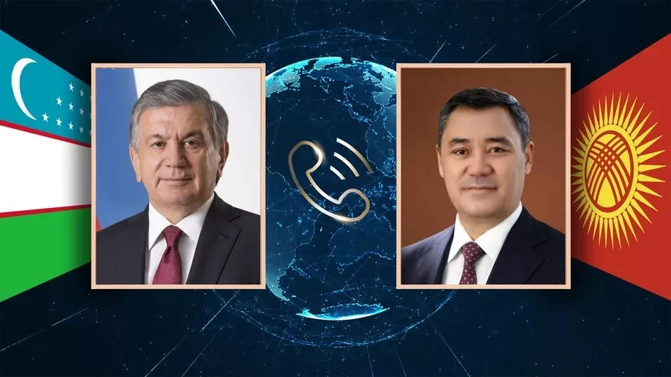 Sadyr Japarov held a telephone conversation with the President of Uzbekistan Shavkat Mirziyoyev
