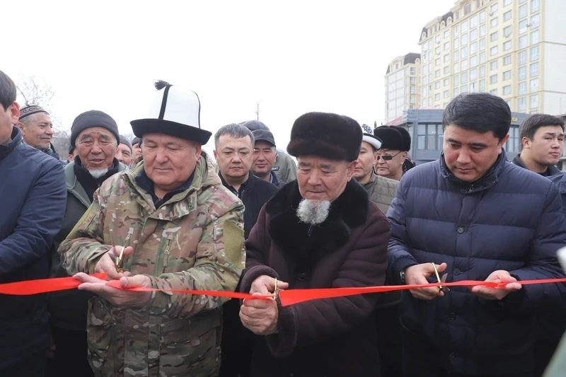 In Osh, a new park has been opened on the site of illegal constructions