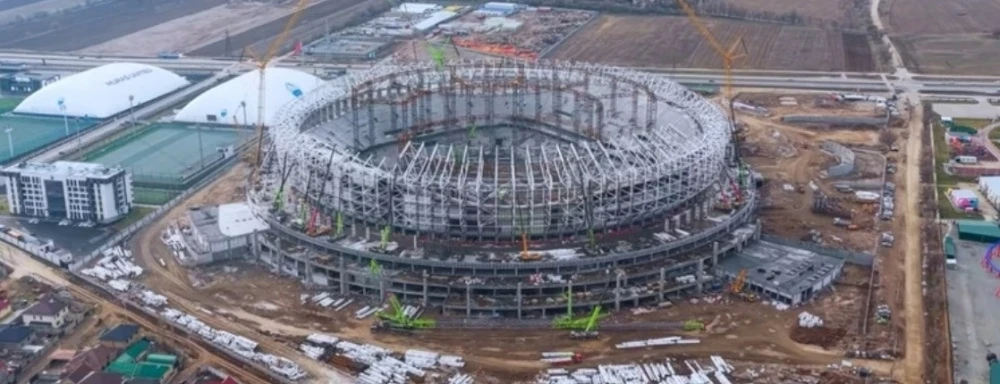 The largest stadium in the country will open in Bishkek on August 31.