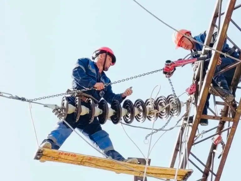 In Batken Region, major and scheduled repairs of overhead lines have begun