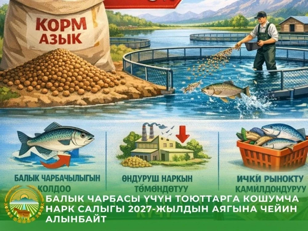Tax benefits for fish farms in the Kyrgyz Republic extended until the end of 2026