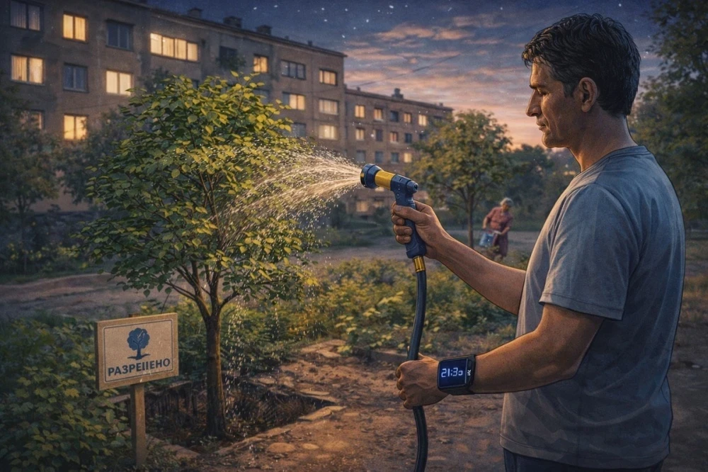 Узбекистан эсептегичтер бар болсо, дарактарды түнү-бүгүнү сугууга уруксат берди