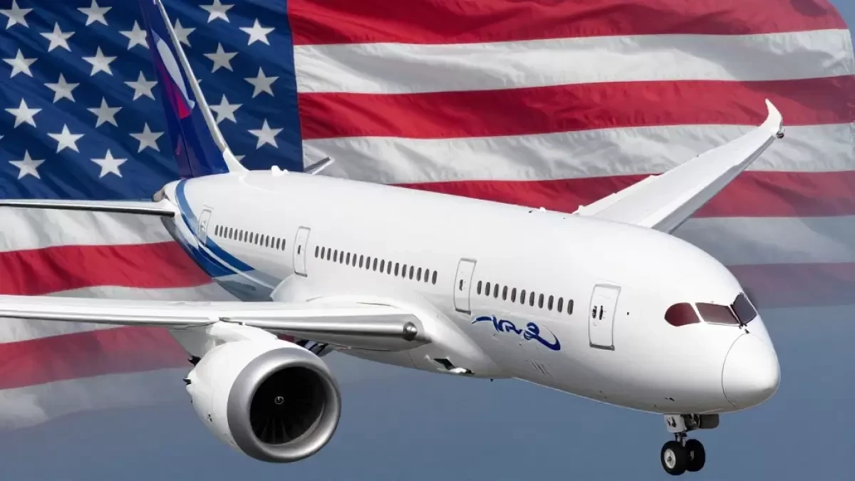Неопознанный Boeing 787 из военной базы США пересек границу Казахстана, пролетев через Россию