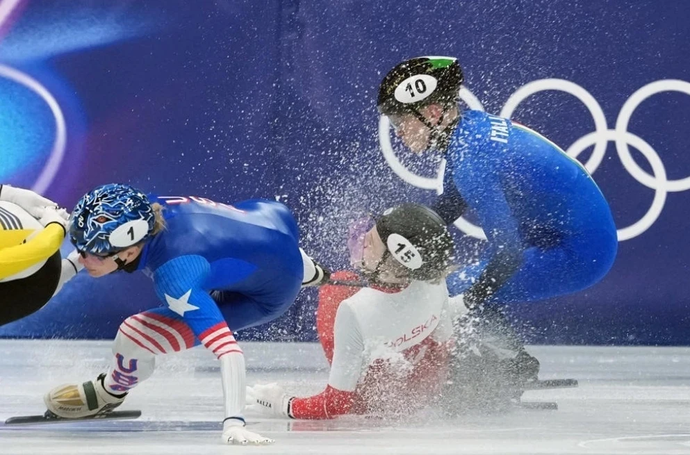 Польша коньки тебүүчү Селье Олимпиадада жүзүндө жаракат алды