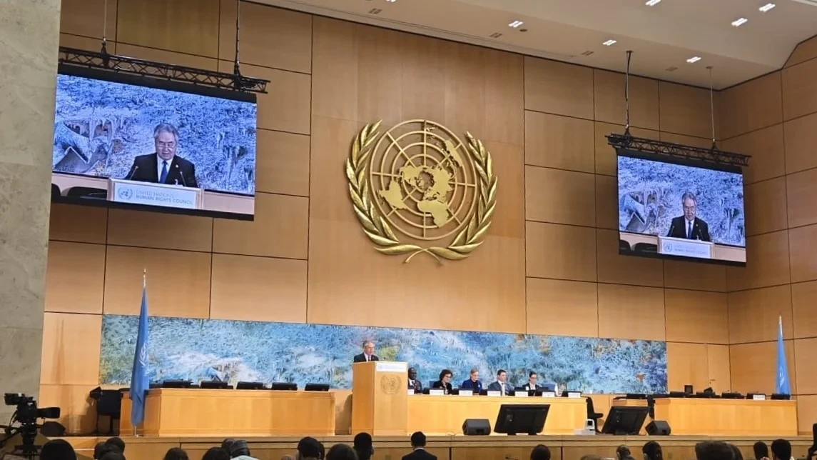 Кулубаев 61-ЖОКУнун Адам укуктары боюнча Кеңешинин сессиясына катышты