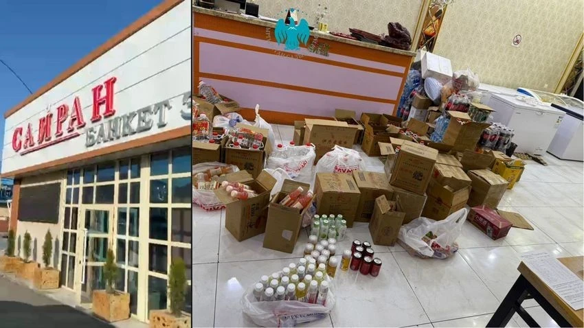 Салык кызматкерлери Бишкектеги соода түйүндөрүнөн контрафакттык алкоголь жана ичимдиктерди тартып алышты